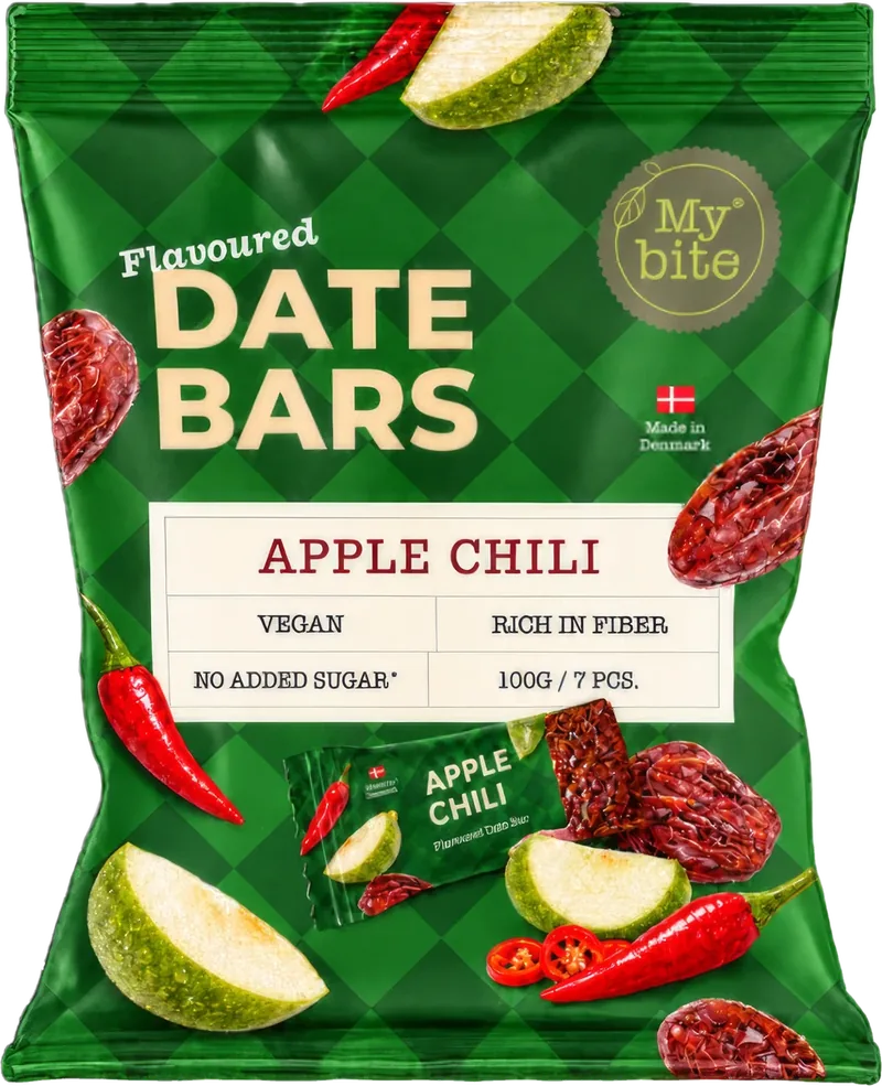 Flavoured Date Bars Apple Chili