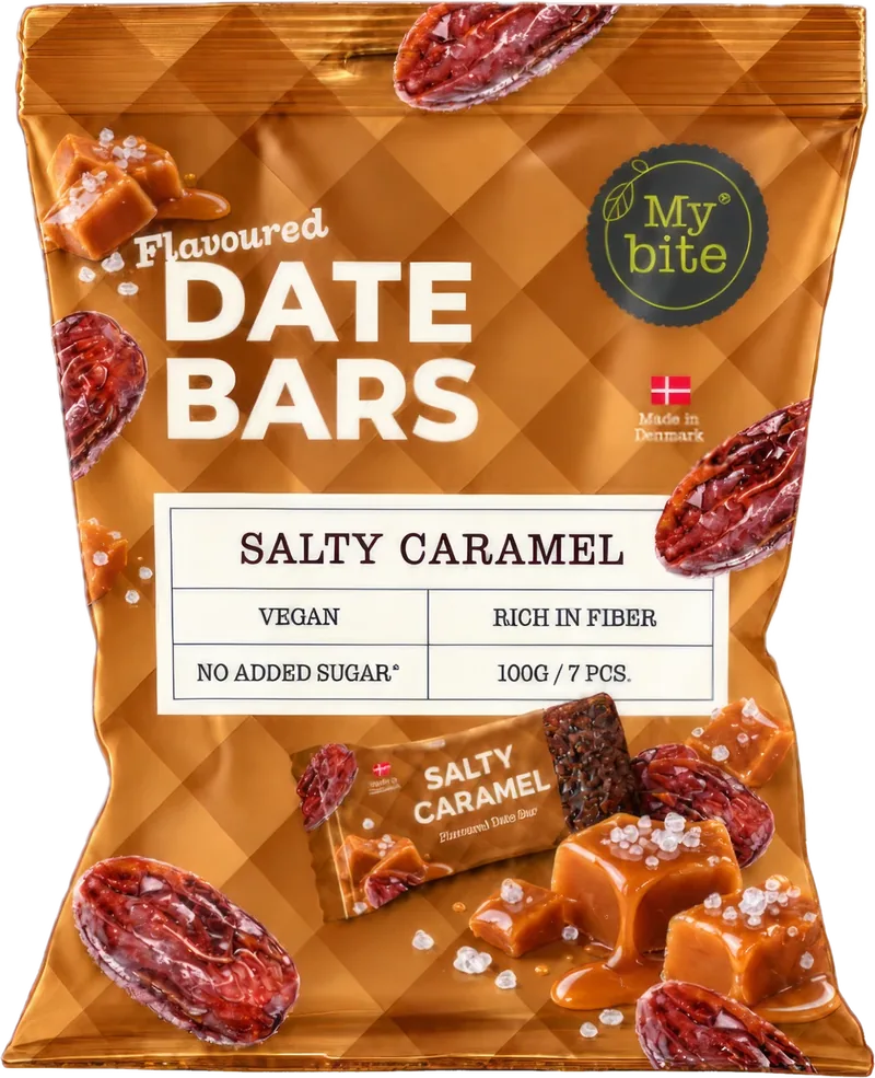 Flavoured Date Bars Salty Caramel