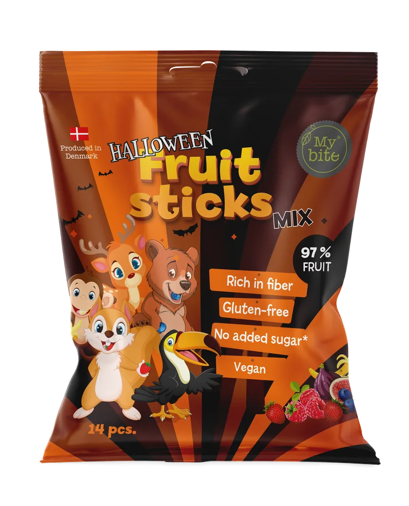 Halloween Fruit Sticks Mix (No Window)