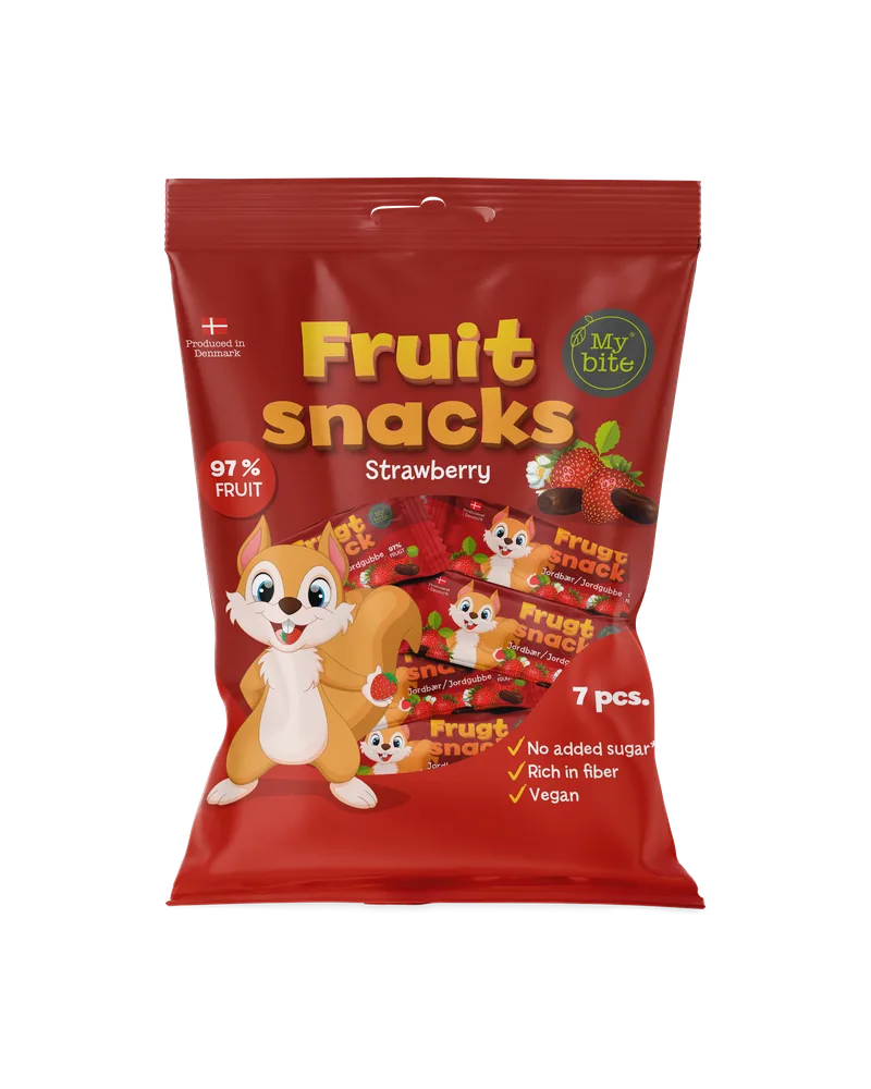 Strawberry Fruit Snacks Bag