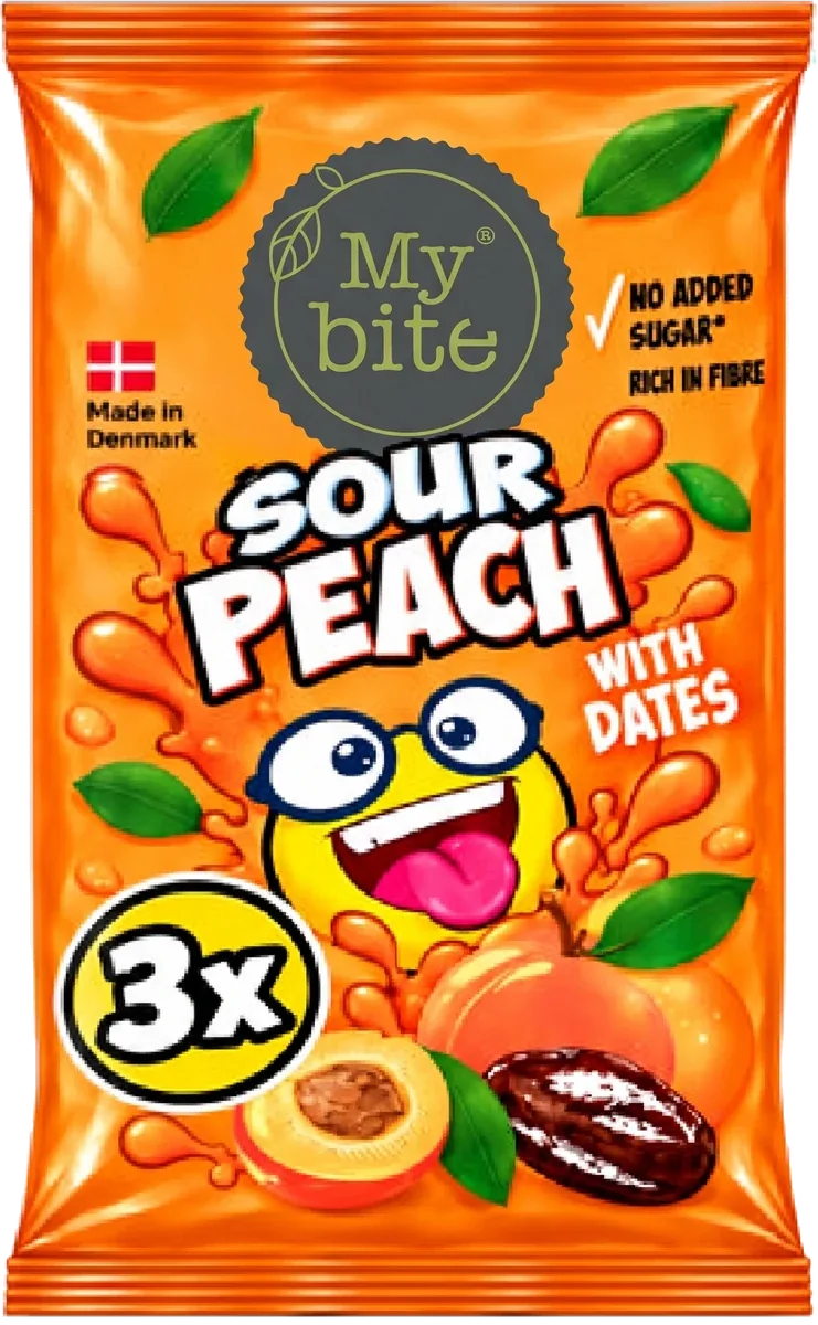 Sour Date Bars 3-pack Sour Peach